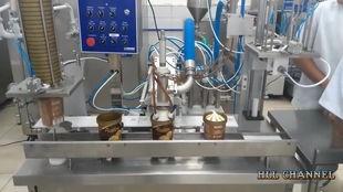 工厂冰淇淋制作视频,从原料到成品